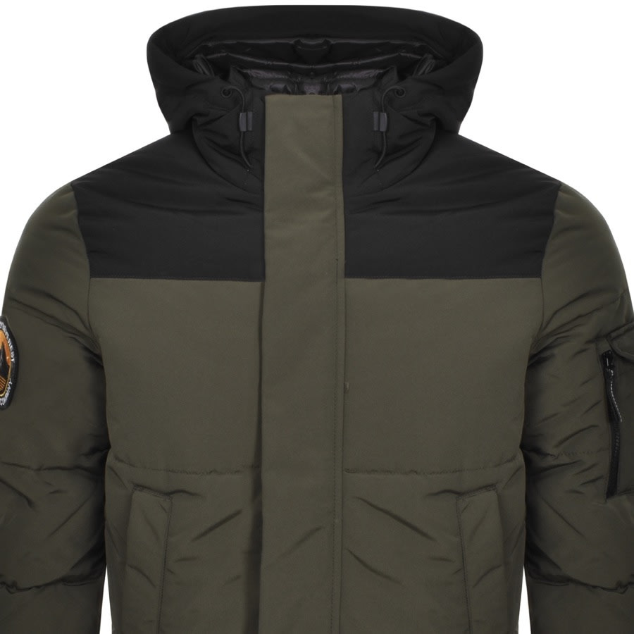 Alternative Image for ProductSuperdry Quilted Everest Jacket Khaki2